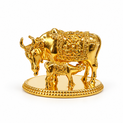 Pure Brass Gau Mata | Kamdhenu | 3 inch