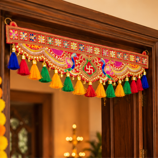 Festive Decorative Door Toran | Traditional Entrance Hanging - 3 Feet