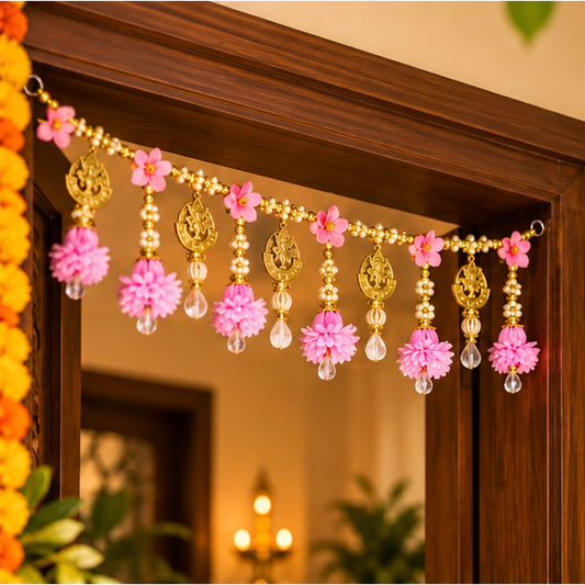 Festive Decorative Door Toran | Traditional Entrance Hanging - 3 Feet