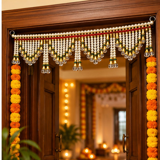 Festive Decorative Door Toran | Traditional Entrance Hanging - 3 Feet