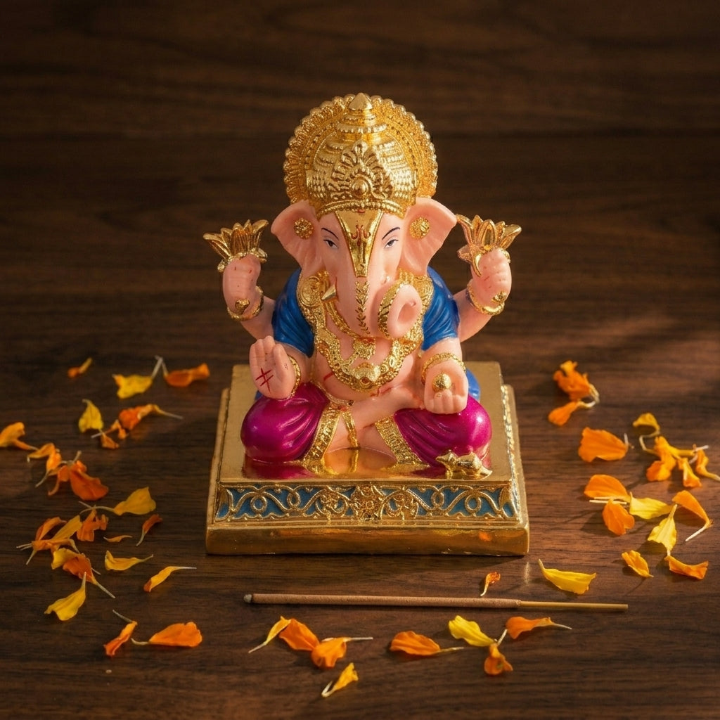 Dagruseth Ganpati ji - Gold Plated