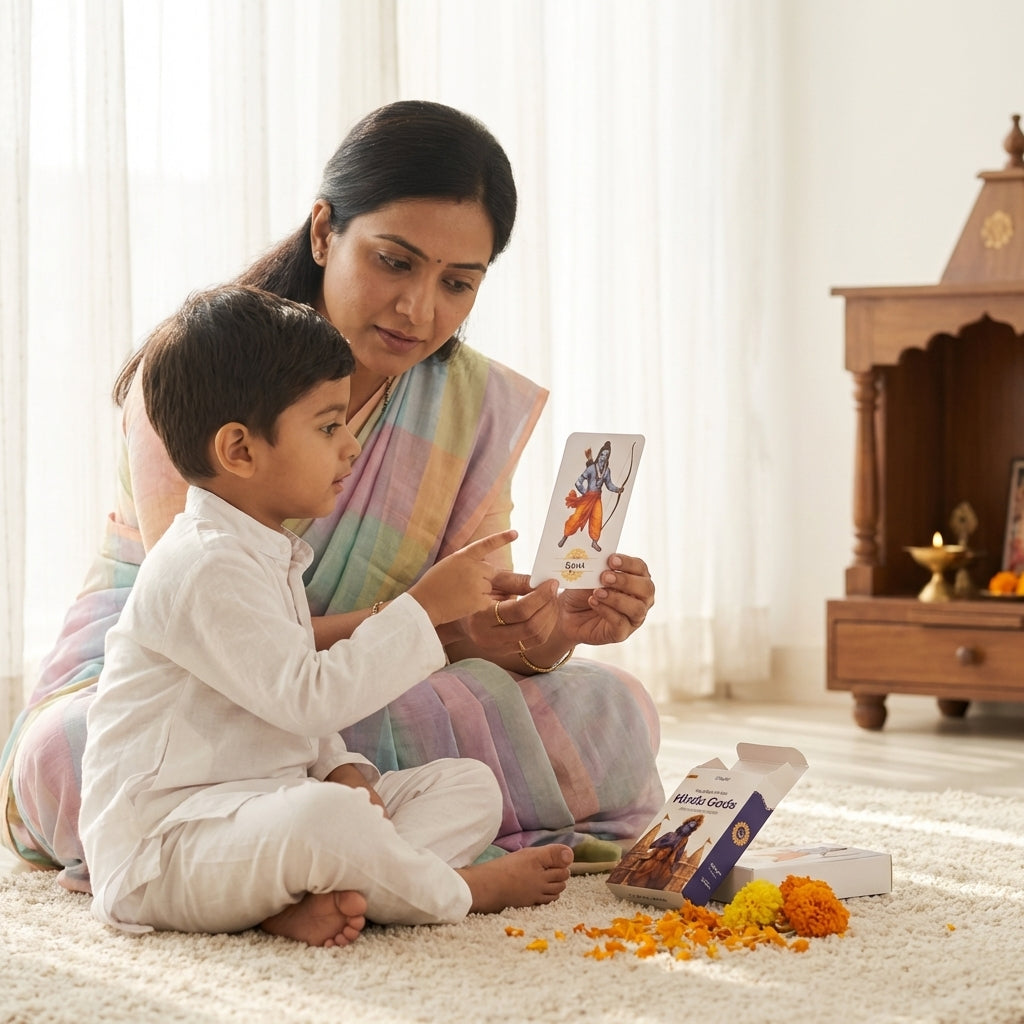 Hindu God Flash Cards - English