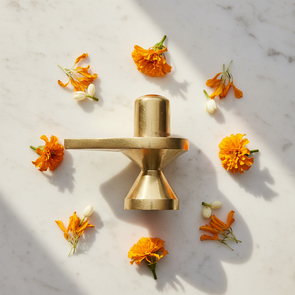 Pure Brass Shivling