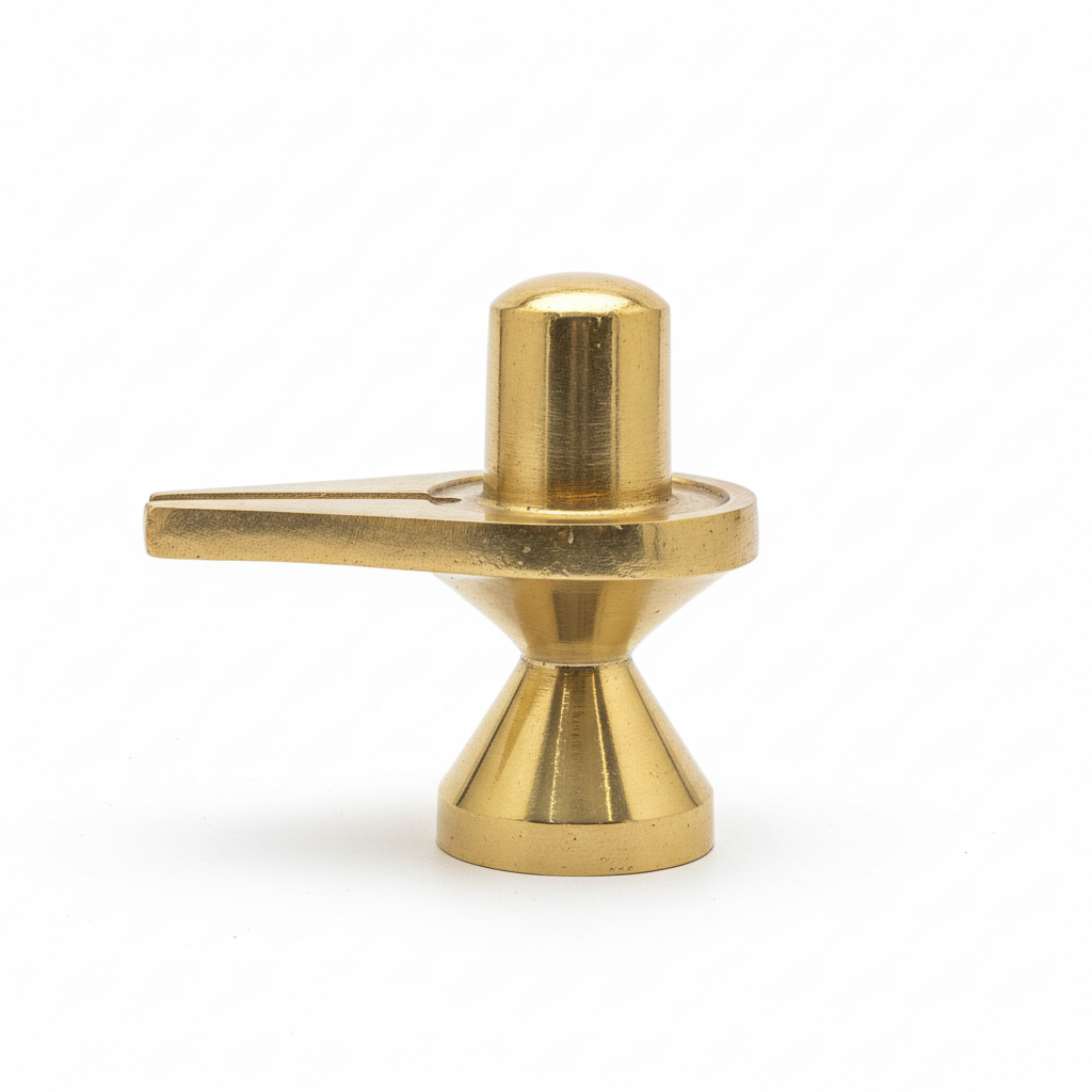 Pure Brass Shivling