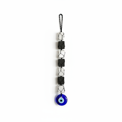 Tourmaline Selenite Evil Eye